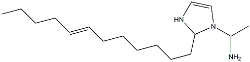 1-(1-Aminoethyl)-2-(7-dodecenyl)-4-imidazoline Struktur