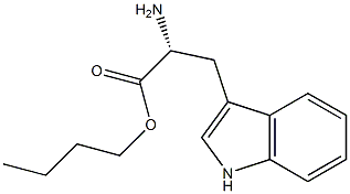 (R)-2-Amino-3-(1H-indol-3-yl)propionic acid butyl ester Struktur