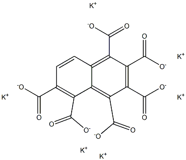 1,2,3,4,5,6-Naphthalenehexacarboxylic acid hexapotassium salt Struktur