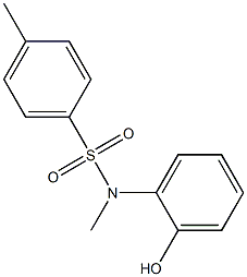 N-(2-Hydroxyphenyl)-N-methyl-4-methylbenzenesulfonamide Struktur