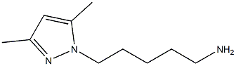 5-(3,5-Dimethyl-1H-pyrazol-1-yl)pentan-1-amine Struktur