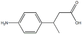 3-(4-Aminophenyl)butyric acid Struktur