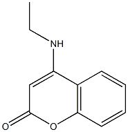 4-(Ethylamino)coumarin Struktur