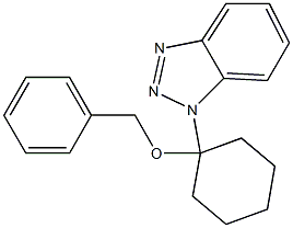 1-(1-Benzyloxycyclohexyl)-1H-benzotriazole Struktur