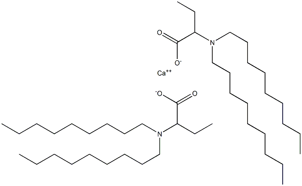 Bis[2-(dinonylamino)butyric acid]calcium salt Struktur