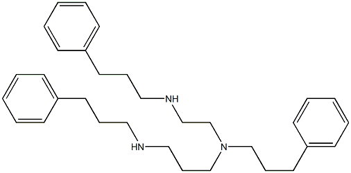 N-[2-[(3-Phenylpropyl)amino]ethyl]-N-(3-phenylpropyl)-N'-(3-phenylpropyl)-1,3-propanediamine Struktur