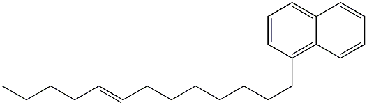 1-(8-Tridecenyl)naphthalene Struktur