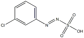 m-Chlorobenzenediazosulfonic acid Struktur