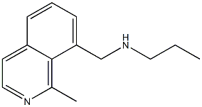 1-Methyl-8-[(propylamino)methyl]isoquinoline Struktur