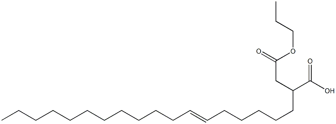 2-(6-Octadecenyl)succinic acid 1-hydrogen 4-propyl ester Struktur