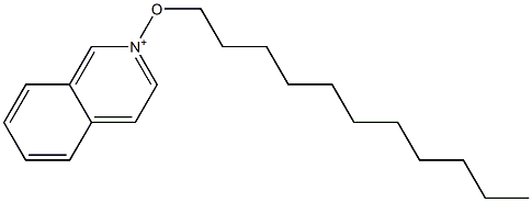 2-Undecyloxyisoquinolinium Struktur