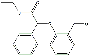 2-(2-Formylphenoxy)-2-phenylacetic acid ethyl ester Struktur