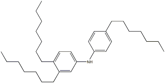 4,3',4'-Triheptyl[iminobisbenzene] Struktur