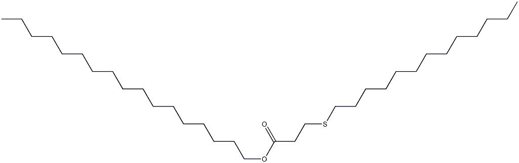 3-(Tridecylthio)propionic acid heptadecyl ester Struktur