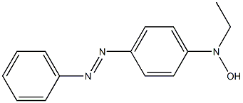 N-Ethyl-N-[4-(phenylazo)phenyl]hydroxylamine Struktur