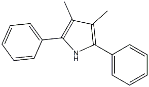 3,4-Dimethyl-2,5-diphenyl-1H-pyrrole Struktur