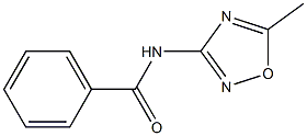 N-(5-Methyl-1,2,4-oxadiazol-3-yl)benzamide Struktur