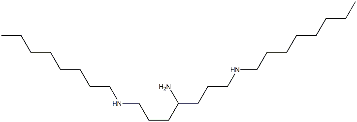 N,N''-Dioctylheptane-1,4,7-triamine Struktur