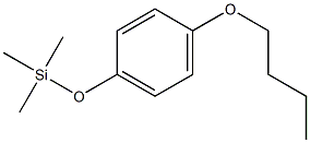 1-Trimethylsilyloxy-4-butoxybenzene Struktur