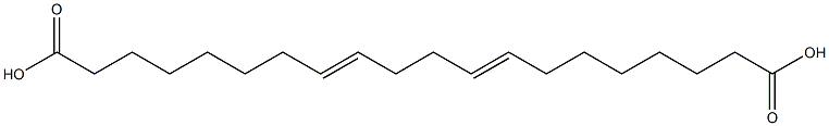 8,12-Icosadienedioic acid Struktur