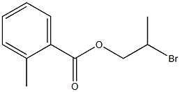 2-Methylbenzenecarboxylic acid 2-bromopropyl ester Struktur