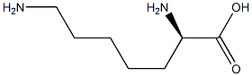 (2R)-2,7-Diaminoheptanoic acid Struktur