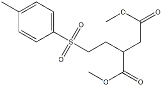 2-(2-Tosylethyl)succinic acid dimethyl ester Struktur