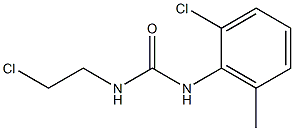 1-(2-Chloroethyl)-3-(2-chloro-6-methylphenyl)urea Struktur