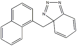 3a-[(1-Naphtyl)methyl]-3aH-benzotriazole Structure