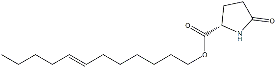 (S)-5-Oxopyrrolidine-2-carboxylic acid 7-dodecenyl ester Struktur