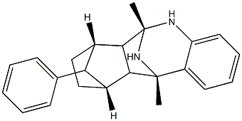 (6R,7S,10R,11S)-6,6a,7,8,9,10,10a,11-Octahydro-6,11-dimethyl-12-phenyl-6,11-epimino-7,10-methano-5H-dibenz[b,e]azepine Struktur