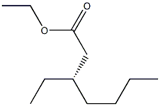 [S,(-)]-3-Ethylheptanoic acid ethyl ester Struktur