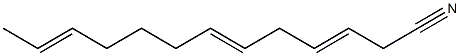 3,6,11-Tridecatrienenitrile Struktur