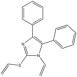 4,5-Diphenyl-1-vinyl-2-vinylthio-1H-imidazole Struktur