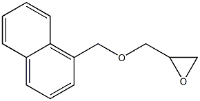 2-[(1-Naphtylmethoxy)methyl]oxirane Struktur