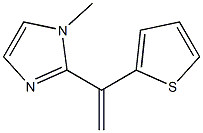 1-Methyl-2-(1-(2-thienyl)vinyl)-1H-imidazole Struktur