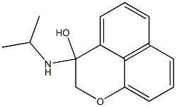 3-(Isopropylamino)-2,3-dihydronaphtho[1,8-bc]pyran-3-ol Struktur