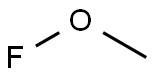 (Fluorooxy)methane Struktur