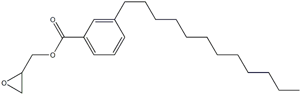 3-Dodecylbenzoic acid glycidyl ester Struktur