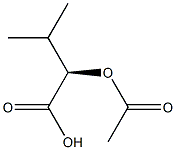 [R,(+)]-2-Acetyloxy-3-methylbutyric acid Struktur