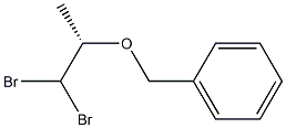 (S)-1,1-Dibromo-2-benzyloxypropane Struktur