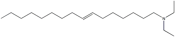 N,N-Diethyl-7-hexadecen-1-amine Struktur