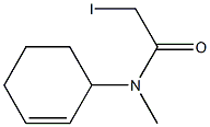 N-Methyl-N-(2-cyclohexenyl)iodoacetamide Struktur