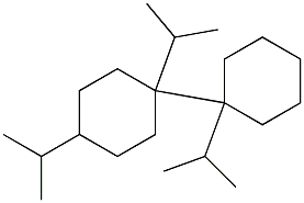 1,1',4-Triisopropyl-1,1'-bicyclohexane Struktur