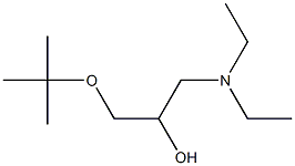 1-(Diethylamino)-3-tert-butoxy-2-propanol Struktur