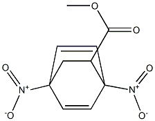 1,4-Dinitrobicyclo[2.2.2]octa-2,5-diene-7-carboxylic acid methyl ester Struktur