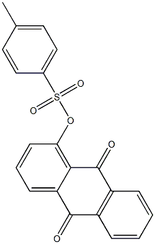 4-Methylbenzenesulfonic acid (9,10-dihydro-9,10-dioxoanthracen)-1-yl ester Struktur