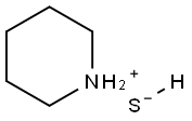 Piperidinium hydrogen sulphide Struktur