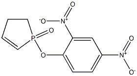 1-(2,4-Dinitrophenoxy)-4,5-dihydro-1H-phosphole 1-oxide Struktur