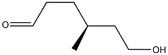 [S,(-)]-6-Hydroxy-4-methylhexanal Struktur